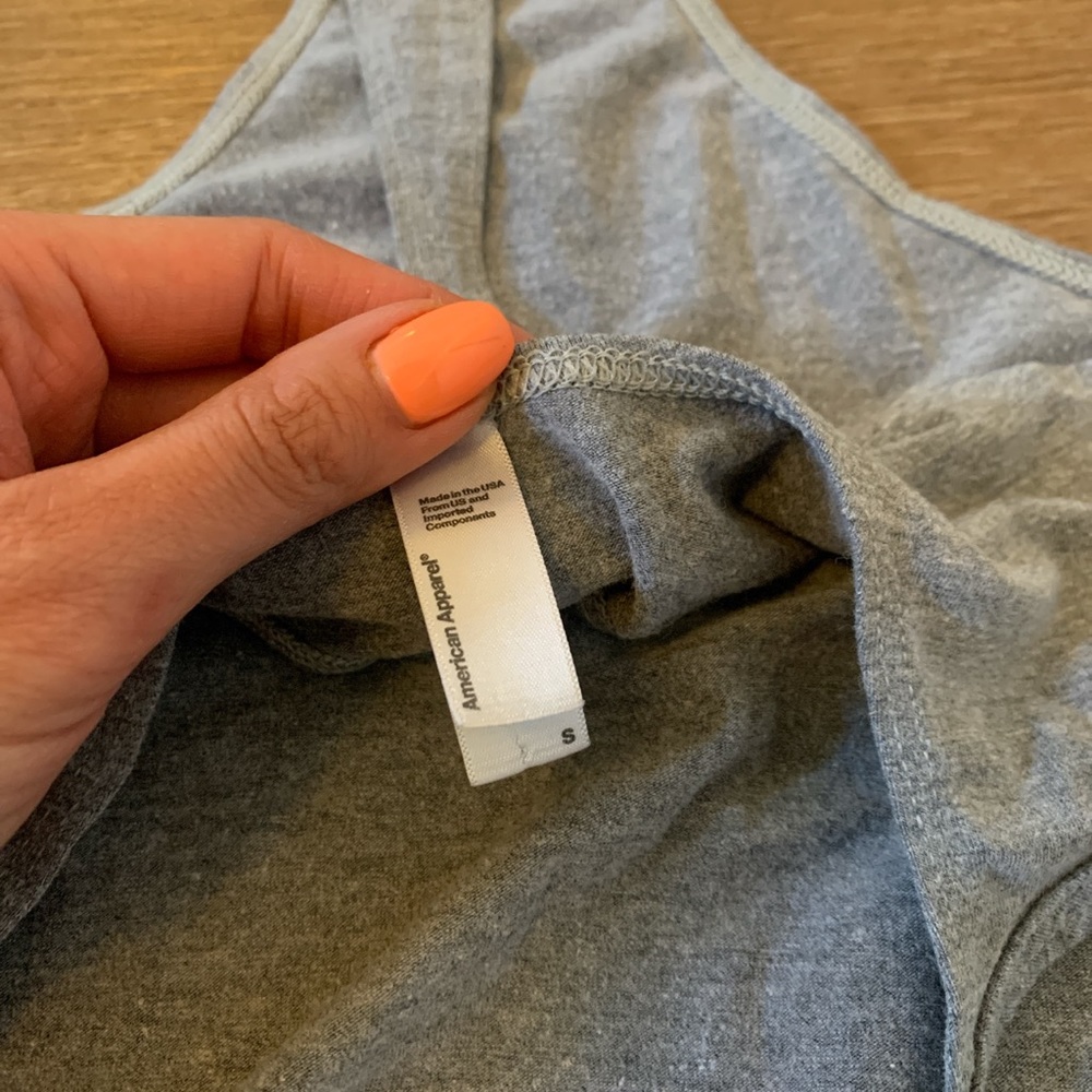 American Apparel Bodysuit Backless Straps - Picture 3 of 3